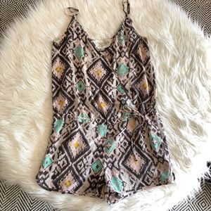 Rory Beca diamond patterned Romper